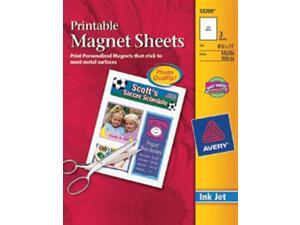 Ink Jet Magnet Sheets-Matte White 8-1/2"x11" 3/Pkg Ink Jet Magnet Sheets-Matte White 8-1/2"x11" 3/Pkg