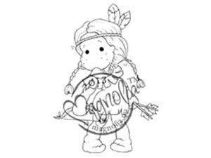 Once Upon A Time Cling Stamp-Indian Tilda Once Upon A Time Cling Stamp-Indian Tilda