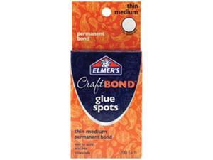Elmer's Craft Bond Glue Spots 200/Pkg-Thin Medium Elmer's Craft Bond Glue Spots 200/Pkg-Thin Medium