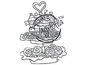 With Love Cling Stamp-Baked With Love With Love Cling Stamp-Baked With Love