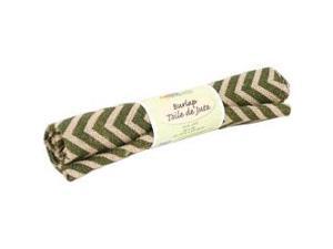 Fabric Palette Printed Burlap 18"X24" Rolled-Zigzag-Green Fabric Palette Printed Burlap 18"X24" Rolled-Zigzag-Green