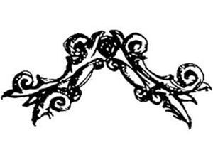Tim Holtz Red Rubber Stamp-Sketch Bracket 1.75"X2.75" Tim Holtz Red Rubber Stamp-Sketch Bracket 1.75"X2.75"