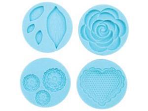 Martha Stewart Crafter's Clay Silicon Molds 4/Pkg-Romantic Martha Stewart Crafter's Clay Silicon Molds 4/Pkg-Romantic