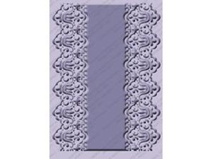 Cuttlebug 5"X7" Embossing Folder-Scalloped Edge Lace Cuttlebug 5"X7" Embossing Folder-Scalloped Edge Lace