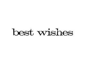 Tim Holtz Red Rubber Stamp-Best Wishes .75"X2.5" Tim Holtz Red Rubber Stamp-Best Wishes .75"X2.5"