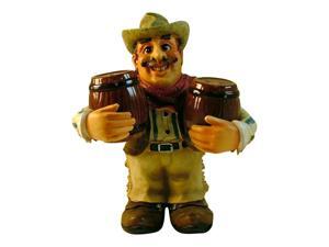 Country Cowboy Resin Salt and Pepper Shaker Country Cowboy Resin Salt and Pepper Shaker