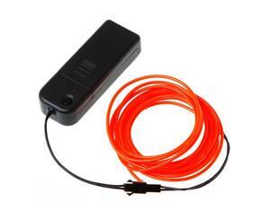 3M Red Flexible Neon Light EL Wire Rope Tube with Controller 3M Red Flexible Neon Light EL Wire Rope Tube with Controller