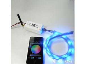 Wireless RGB Wifi LED Strip Controller for iOS iPhone Android Smartphone Tablet Wireless RGB Wifi LED Strip Controller for iOS iPhone Android Smartphone Tablet