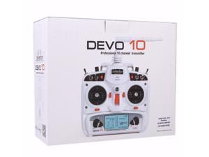 Walkera DEVO 10 10CH 2KM 2.4Ghz Telemetry Function RC Transmitter + RX1002 Receiver Model 2 Walkera DEVO 10 10CH 2KM 2.4Ghz Telemetry Function RC Transmitter + RX1002 Receiver Model 2