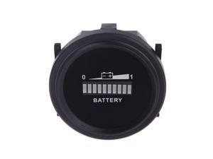 Battery Status Charge Indicator Monitor Meter Gauge LED Digital 12V/24V/36V/48V/72V Battery Status Charge Indicator Monitor Meter Gauge LED Digital 12V/24V/36V/48V/72V