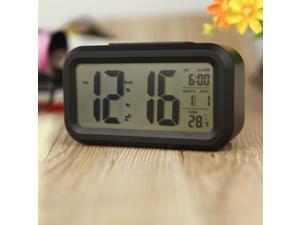 LED Digital Alarm Clock Repeating Snooze Light-activated Sensor Backlight Time Date Temperature Display LED Digital Alarm Clock Repeating Snooze Light-activated Sensor Backlight Time Date Temperature Display