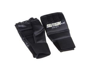 PU Leather Half Mitts Mitten MMA Muay Thai Training Punching Sparring Boxing Gloves PU Leather Half Mitts Mitten MMA Muay Thai Training Punching Sparring Boxing Gloves