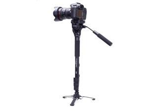 Yunteng VCT-288 Photography Tripod Monopod & Fluid Pan Head & Unipod Holder for Canon Nikon Camera Yunteng VCT-288 Photography Tripod Monopod & Fluid Pan Head & Unipod Holder for Canon Nikon Camera