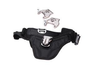 Camera Waist Belt Strap Mount Holder Double Buckle Hanger Holster for Canon Nikon Pentax DSLR Camera Waist Belt Strap Mount Holder Double Buckle Hanger Holster for Canon Nikon Pentax DSLR