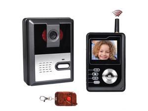 2.4" LCD 2.4GHz Wireless Handset Doorbell Intercom System with Wireless Unlock Controller Video Record 4G SD Card 2.4" LCD 2.4GHz Wireless Handset Doorbell Intercom System with Wireless Unlock Controller Video Record 4G SD Card