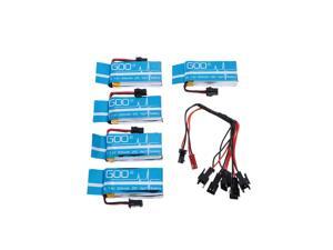 Upgrade RC Part 7.4V 650mAh Lipo Battery KH8C-03(VA27) and DYX-009 Cable for JJRC H8C H8D RC Quadcopter Upgrade RC Part 7.4V 650mAh Lipo Battery KH8C-03(VA27) and DYX-009 Cable for JJRC H8C H8D RC Quadcopter
