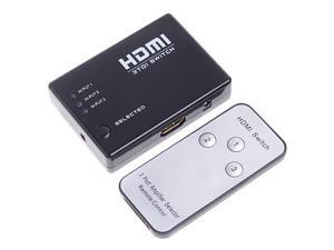 HDMI Switch Mini 3 Port 1080P Video HDMI Switch Switcher Splitter with IR Remote HDMI Switch Mini 3 Port 1080P Video HDMI Switch Switcher Splitter with IR Remote