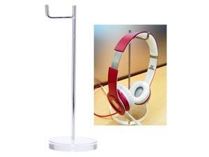 2-in-1 Universal 15mm Acrylic Base Headphone Stand Headphone Display Rack Headset Hanger Earphone Holder for AKG Sony Monster 2-in-1 Universal 15mm Acrylic Base Headphone Stand Headphone Display Rack Headset Hanger Earphone Holder for AKG Sony Monster
