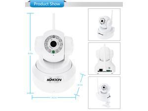 KKMOON 0.3MP Camera PnP P2P Pan Tilt IR Cut WiFi Wireless Network IP Webcam with TF Card Slot KKMOON 0.3MP Camera PnP P2P Pan Tilt IR Cut WiFi Wireless Network IP Webcam with TF Card Slot