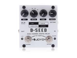 JOYO D-SEED Dual Channel Digital Delay Guitar Effect Pedal with Four Modes JOYO D-SEED Dual Channel Digital Delay Guitar Effect Pedal with Four Modes