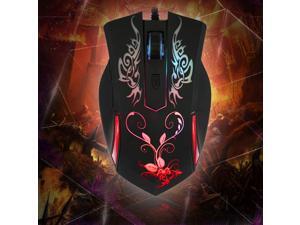Adjustable 2400DPI 6 Buttons Optical USB Wired Gaming Mouse LED for PC Laptop Adjustable 2400DPI 6 Buttons Optical USB Wired Gaming Mouse LED for PC Laptop