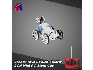 Original Create Toys 2152B 40MHz 2CH Mini RC Rolling Rotating Wheel Car Kids' toys Stunt Car Original Create Toys 2152B 40MHz 2CH Mini RC Rolling Rotating Wheel Car Kids' toys Stunt Car