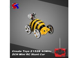 Original Create Toys 2152B 40MHz 2CH Mini RC Rolling Rotating Wheel Car Kids' toys Stunt Car Original Create Toys 2152B 40MHz 2CH Mini RC Rolling Rotating Wheel Car Kids' toys Stunt Car