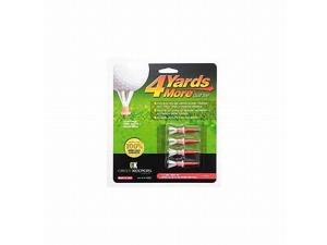 4 Yards More Golf Tee 1.75" Four Pack More Distance NEW 4 Yards More Golf Tee 1.75" Four Pack More Distance NEW