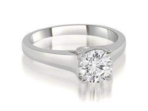 0.35 cttw. Trellis Round Cut Diamond Engagement Ring in 14K White Gold (VS2, G-H) 0.35 cttw. Trellis Round Cut Diamond Engagement Ring in 14K White Gold (VS2, G-H)