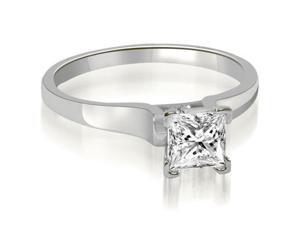 0.75 cttw. Stylish V-Prong Solitaire Diamond Engagement Ring in 14K White Gold 0.75 cttw. Stylish V-Prong Solitaire Diamond Engagement Ring in 14K White Gold