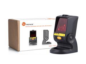 TaoTronics TT-BS015 Orbit Omni-Directional Bar Code Scanner Reader with USB, 5 VDC, 900 mW, 20-line, Black Laser Barcode Scanner TaoTronics TT-BS015 Orbit Omni-Directional Bar Code Scanner Reader with USB, 5 VDC, 900 mW, 20-line, Black Laser Barcode Scanner
