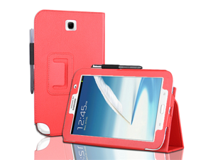 Galaxy Note 8.0 Case - Slim Fit PU Leather Case Smart Cover Stand For Samsung Galaxy Note 8.0 GT-N5100 N5110 Wifi 4G LTE with Auto Sleep & Wake Feature and Stylus Loop and SD Card Slots Red Galaxy Note 8.0 Case - Slim Fit PU Leather Case Smart Cover Stand For Samsung Galaxy Note 8.0 GT-N5100 N5110 Wifi 4G LTE with Auto Sleep & Wake Feature and Stylus Loop and SD Card Slots Red