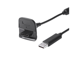 Black Wireless Controller USB Charging Cable Replacement Charger For Xbox 360 Black Wireless Controller USB Charging Cable Replacement Charger For Xbox 360