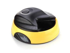 4 Meals Automatic Programmable Timer Pet Feeder for Dog Cat Puppy Animals Food Supplies Electronic Station Container Water Tray Bowls Yellow 4 Meals Automatic Programmable Timer Pet Feeder for Dog Cat Puppy Animals Food Supplies Electronic Station Container Water Tray Bowls Yellow