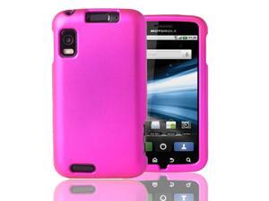 Pink Rubberized Hard Case Cover For Motorola Atrix 4G MB860 Pink Rubberized Hard Case Cover For Motorola Atrix 4G MB860