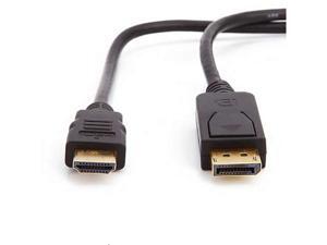 Gold Plated DisplayPort DP Male Source to HDMI Male Cable Video Audio Converter Cable 6Ft for HP Alienware Lenovo Dell Laptop Desktops PC Gold Plated DisplayPort DP Male Source to HDMI Male Cable Video Audio Converter Cable 6Ft for HP Alienware Lenovo Dell Laptop Desktops PC