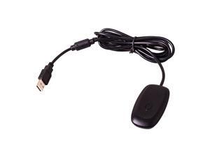 Xbox 360 Wireless Receiver (Black) - USB 2.0 Game Adapter for PC Computer Gaming and Steam Platforms Compatible with Xbox 360 Controllers Xbox 360 Wireless Receiver (Black) - USB 2.0 Game Adapter for PC Computer Gaming and Steam Platforms Compatible with Xbox 360 Controllers