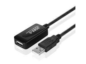 USB 2.0 Type A Male to Female Extension Cable Repeater Cord 30 Feet for TV MAC PC Mouse Keyboard Printer Scanner Webcam Charging iPhone 6 5S 5 iPad Air iPad Mini Gaming PS4 PS3 XBox One 360 Hard Drive USB 2.0 Type A Male to Female Extension Cable Repeater Cord 30 Feet for TV MAC PC Mouse Keyboard Printer Scanner Webcam Charging iPhone 6 5S 5 iPad Air iPad Mini Gaming PS4 PS3 XBox One 360 Hard Drive