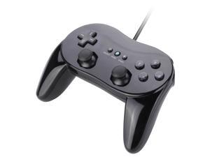 Pro Classic Controller Wired Game Console Joypad Gamepad For Nintendo Wii Video Gaming Remote Black Built-in Hand Grip and Cable Pro Classic Controller Wired Game Console Joypad Gamepad For Nintendo Wii Video Gaming Remote Black Built-in Hand Grip and Cable