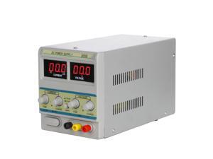 30V/5A DC Power Supply Single-Output 110V/220V Switchable Precision Variable Digital Display Adjustable with Input AC Power Cable for Lab Scientific Use 305D 30V/5A DC Power Supply Single-Output 110V/220V Switchable Precision Variable Digital Display Adjustable with Input AC Power Cable for Lab Scientific Use 305D