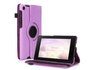 Google Nexus 7 II Case - 360 Degree Rotating Leather Case Smart Cover Stand For Google Nexus 7 II 2nd Gen 2013 Tablet with Auto Sleep & Wake Feature and Stylus Holder Purple Google Nexus 7 II Case - 360 Degree Rotating Leather Case Smart Cover Stand For Google Nexus 7 II 2nd Gen 2013 Tablet with Auto Sleep & Wake Feature and Stylus Holder Purple