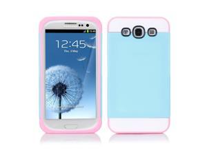 Samsung Galaxy S3 Case - Hybird Dual Layer Soft TPU Silicone Hard Protective Case Cover Skin For Samsung Galaxy S3 SIII I9300 Blue Samsung Galaxy S3 Case - Hybird Dual Layer Soft TPU Silicone Hard Protective Case Cover Skin For Samsung Galaxy S3 SIII I9300 Blue