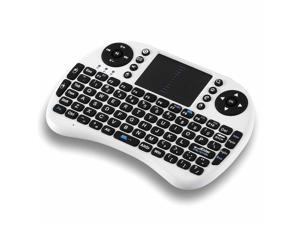 2.4GHz Wireless Mini Handheld Keyboard Mouse Combo with Multi Touchpad for PC Android TV Box PS3 and HTPC IPTV (White) 2.4GHz Wireless Mini Handheld Keyboard Mouse Combo with Multi Touchpad for PC Android TV Box PS3 and HTPC IPTV (White)