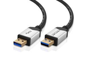 USB 3.0 PC to PC Data File Transfer Link Sync Cable A Male to A Male 3 Feet USB 3.0 PC to PC Data File Transfer Link Sync Cable A Male to A Male 3 Feet