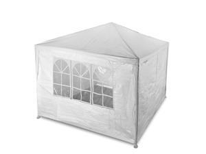 Outdoor Party Wedding Tent 10x10' Canopy Gazebo Pavilion Catering Events White Easy Set without Sidewall for Camping BBQ Commercial Flea Market Outdoor Party Wedding Tent 10x10' Canopy Gazebo Pavilion Catering Events White Easy Set without Sidewall for Camping BBQ Commercial Flea Market