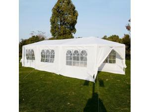 Outdoor Party Wedding Tent 10x30' Canopy Gazebo Pavilion Catering Events White Easy Set without Sidewall for Camping BBQ Commercial Flea Market Outdoor Party Wedding Tent 10x30' Canopy Gazebo Pavilion Catering Events White Easy Set without Sidewall for Camping BBQ Commercial Flea Market