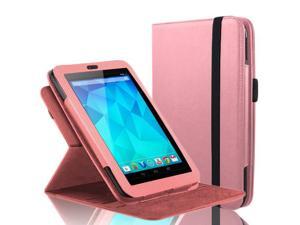 Google Nexus 7 Case - 360 Degree Rotating Folio Leather Case Smart Cover Stand For Google Nexus 7" Tablet with Auto Sleep & Wake Feature and Stylus Loop Pink Google Nexus 7 Case - 360 Degree Rotating Folio Leather Case Smart Cover Stand For Google Nexus 7" Tablet with Auto Sleep & Wake Feature and Stylus Loop Pink