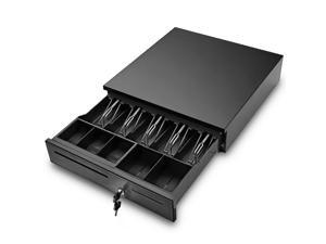 POS Cash Register Drawer Box Key Lock RJ-11 with 5 Bill 5 Coin Removable Tray Black For Restaurant Koisk Retail Compatible with Star Epson Citizen Receipt Thermal Printers POS Cash Register Drawer Box Key Lock RJ-11 with 5 Bill 5 Coin Removable Tray Black For Restaurant Koisk Retail Compatible with Star Epson Citizen Receipt Thermal Printers