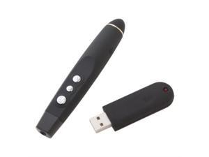 Presentation Pointer with Infrared Pointer Wireless Presenter Clicker USB Remote Control Pen PPT Powerpoint Page Up and Down Range 50ft in Black Presentation Pointer with Infrared Pointer Wireless Presenter Clicker USB Remote Control Pen PPT Powerpoint Page Up and Down Range 50ft in Black