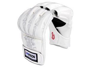 Half Finger Boxing Gloves (White) - Grappling MMA Muay Thai UFC Sparring Punch Ultimate Mitts Sanda Fighting Training Sandbag Equipment Pair for Adult Men Half Finger Boxing Gloves (White) - Grappling MMA Muay Thai UFC Sparring Punch Ultimate Mitts Sanda Fighting Training Sandbag Equipment Pair for Adult Men